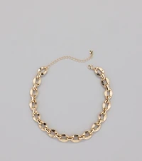Luxe Statement Chunky Chain Necklace