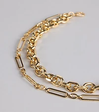 Links for Days Layered Chain Necklace