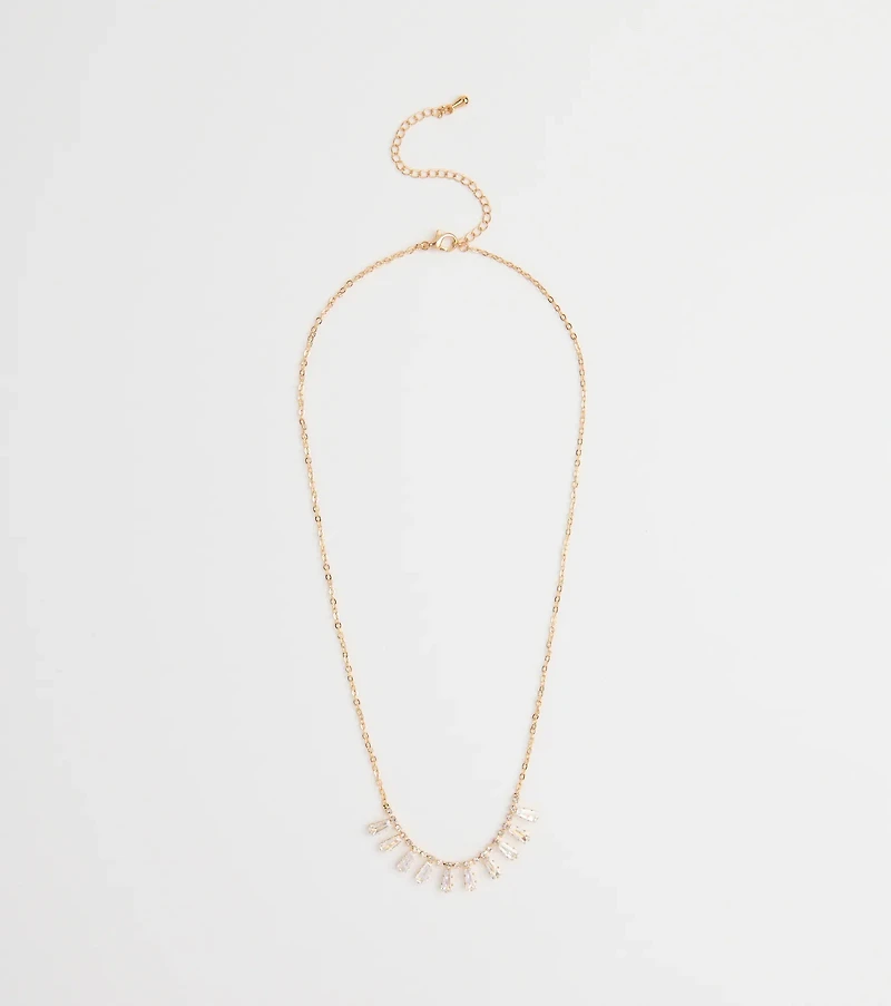 Instant Elevation Cubic Zirconia Charm Necklace