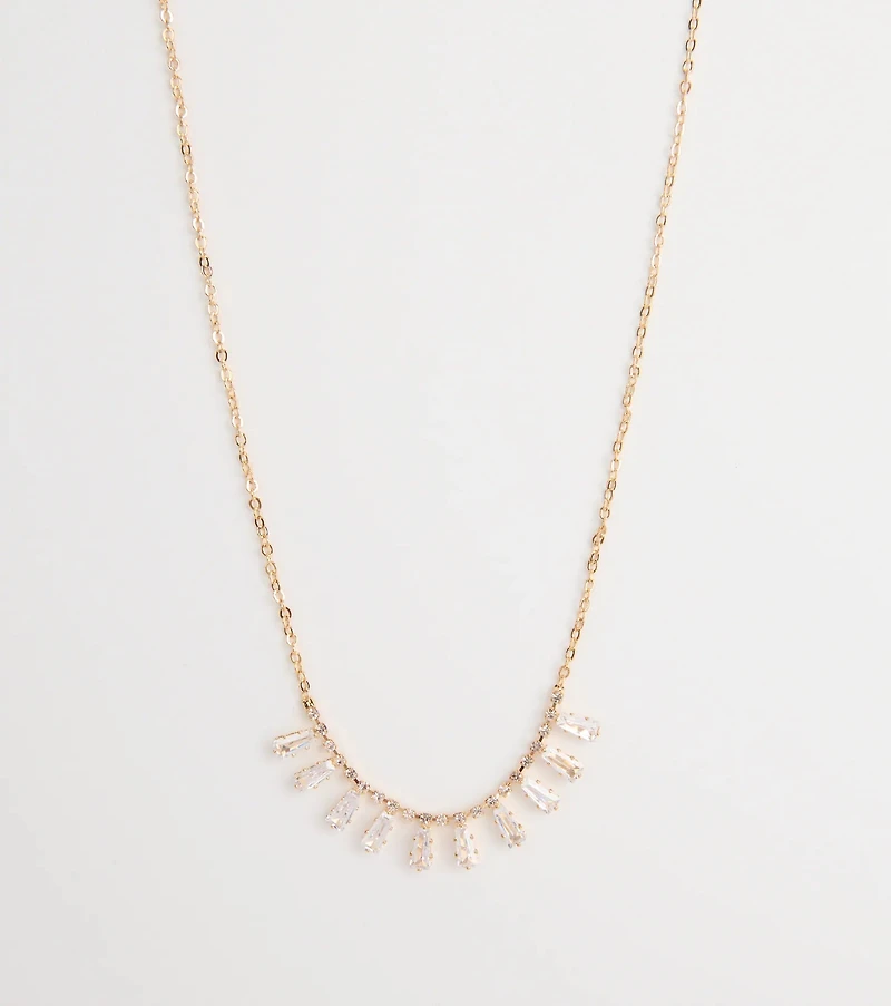 Instant Elevation Cubic Zirconia Charm Necklace