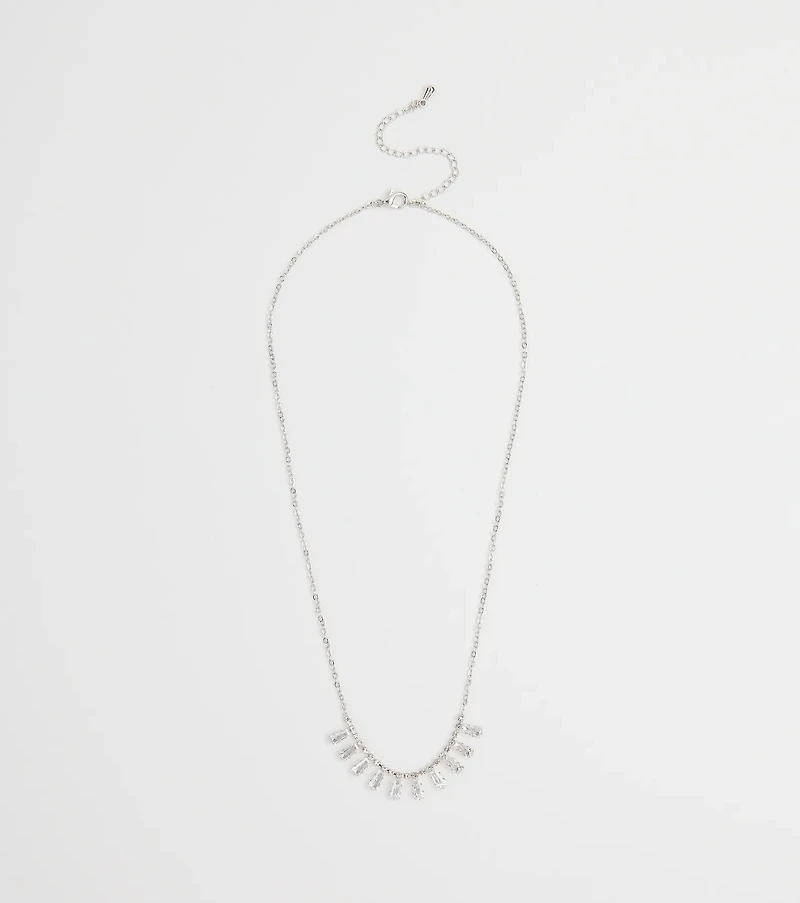Instant Elevation Cubic Zirconia Charm Necklace