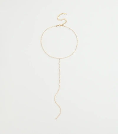 Glam Allure Cubic Zirconia Long Lariat Necklace