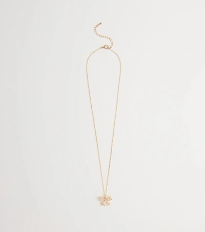 Cutest Glam Cubic Zirconia Bow Necklace