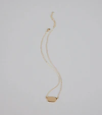 Minimal Mood Dainty Pendant Chain Necklace