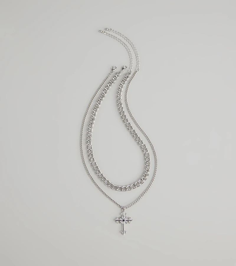 Double The Vibe Necklace Set