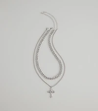 Double The Vibe Necklace Set