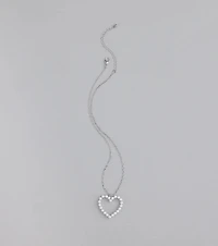 Capture Hearts Pearl Charm Necklace
