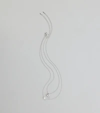 All About Luxe Pearl Cubic Zirconia Charm Necklace