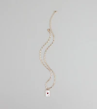 Ace Your Look Heart Pendant Necklace