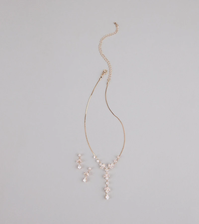 Garden Gala Cubic Zirconia Jewelry Set