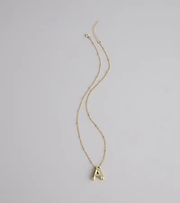 Say It Bold Bubble Letter Charm Necklace