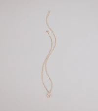 Heart For Sparkle Cubic Zirconia Necklace