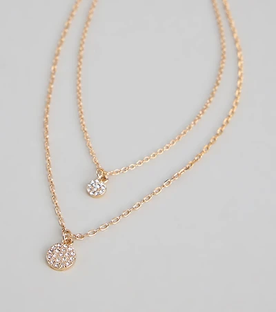 Double The Sparkle Layered Necklace