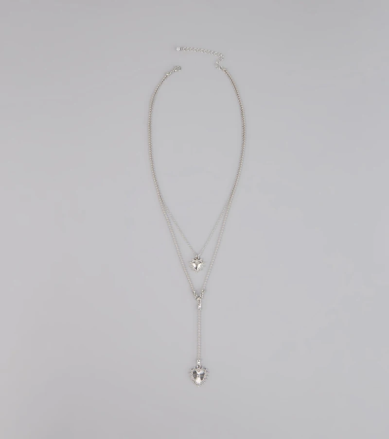 Double the Love Charm Necklace