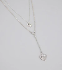 Double the Love Charm Necklace