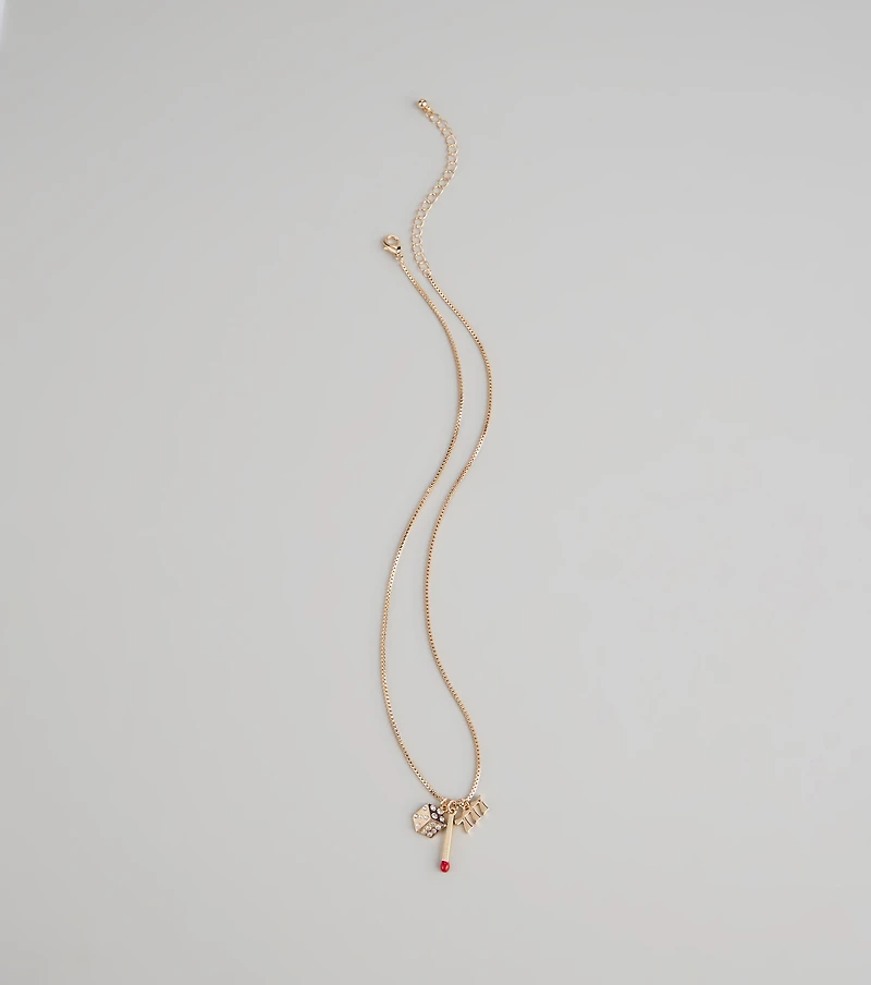 Lucky Streak Charm Necklace
