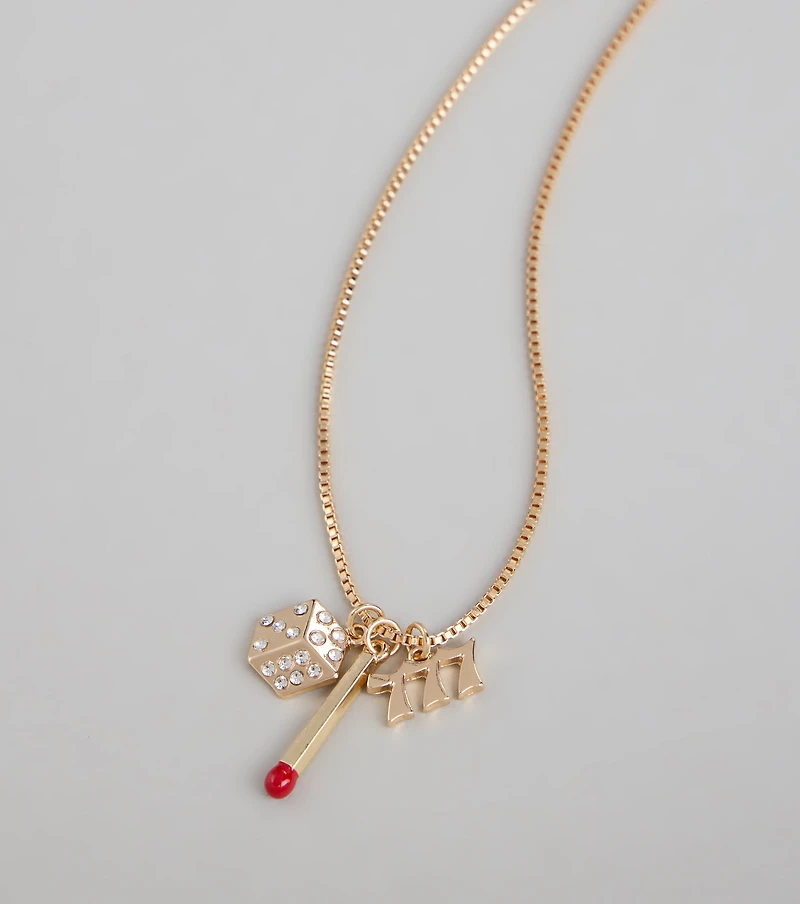 Lucky Streak Charm Necklace