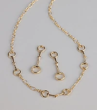 Everyday Luxe Necklace And Earrings Set