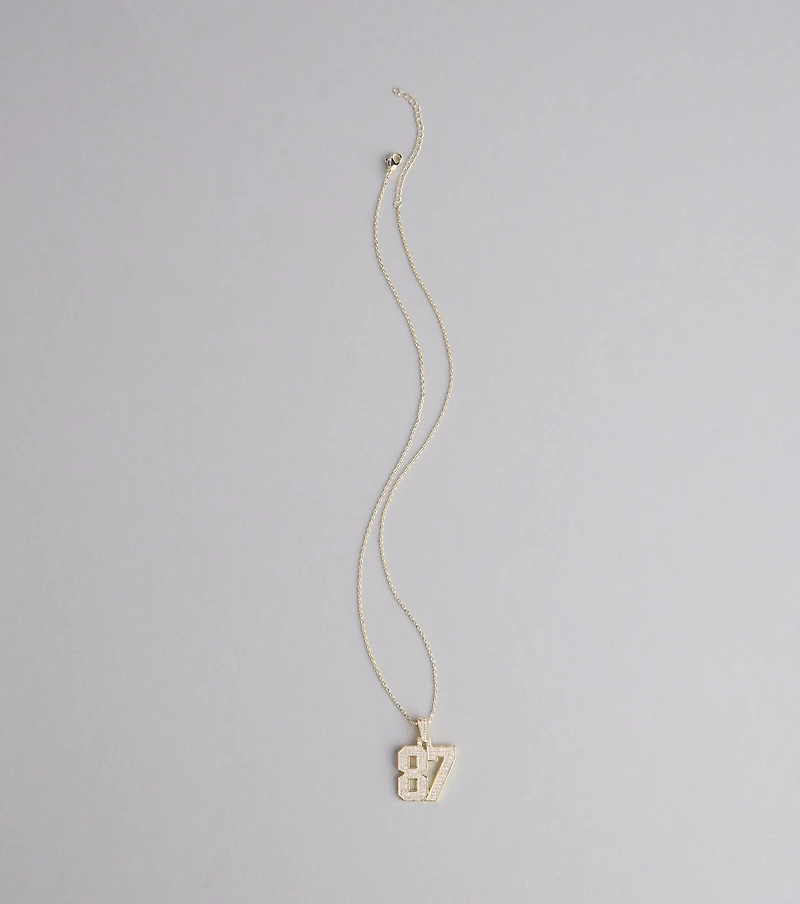 Shine On Rhinestone 87 Chain Necklace