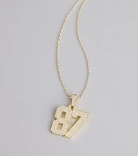 Shine On Rhinestone 87 Chain Necklace