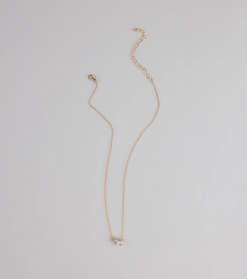 Sweet Spark Dainty Heart Necklace