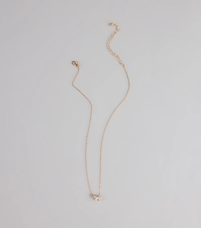 Sweet Spark Dainty Heart Necklace