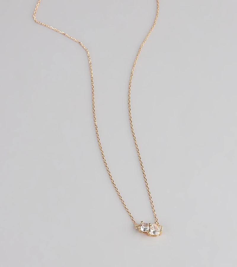 Sweet Spark Dainty Heart Necklace