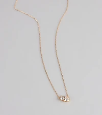 Sweet Spark Dainty Heart Necklace