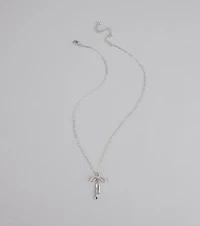 Sweet Thing Bow Charm Necklace