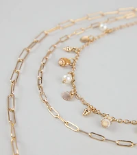 Perfect Style Layered Lariat Necklace