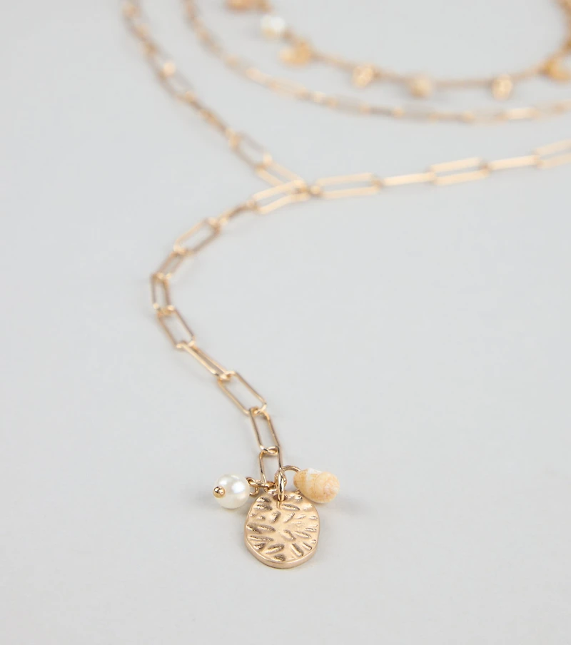 Perfect Style Layered Lariat Necklace