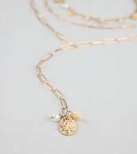 Perfect Style Layered Lariat Necklace