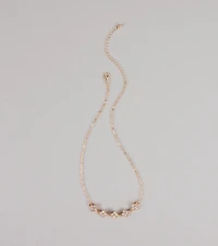 Lucky Girl Energy Clover Charm Necklace