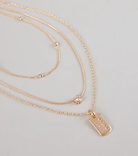 Make A Wish 11:11 Layered Chain Necklace