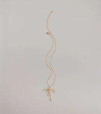 Put a Bow on It Chain Necklace