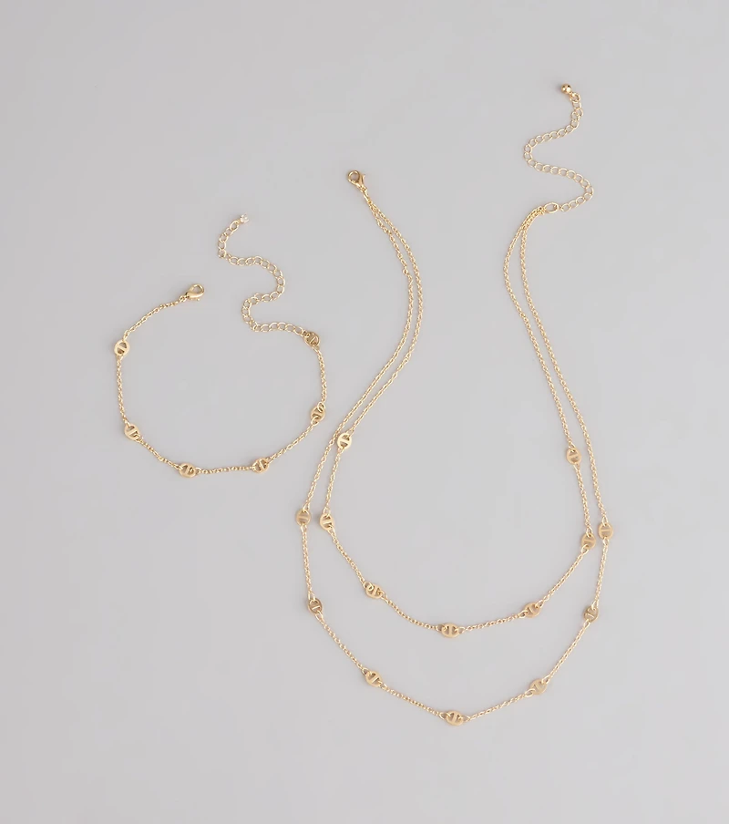 Twice As Chic Layered Necklace
