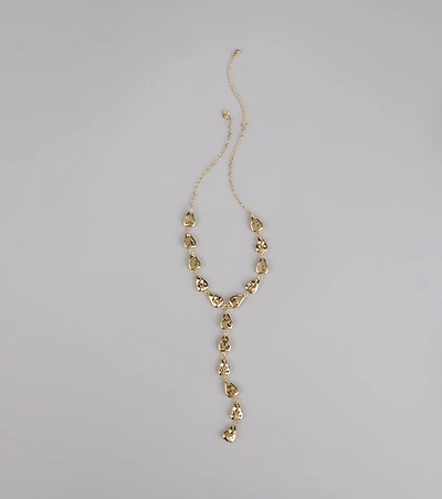 Effortless Edge Statement Lariat Necklace
