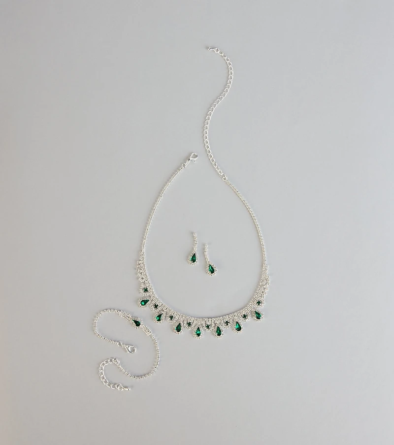 Glam Theory Necklace And Earrings Set