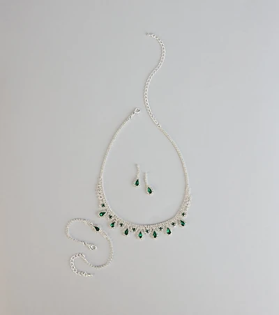 Glam Theory Necklace And Earrings Set