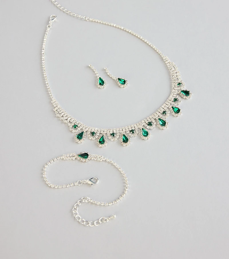 Glam Theory Necklace And Earrings Set