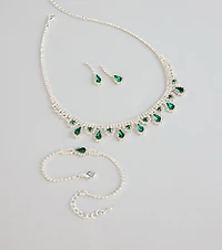 Glam Theory Necklace And Earrings Set