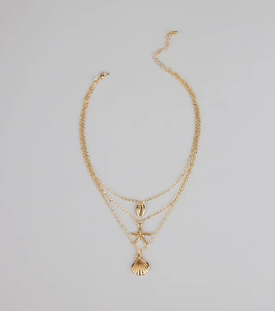 Seaside Sweetheart Layered Necklace