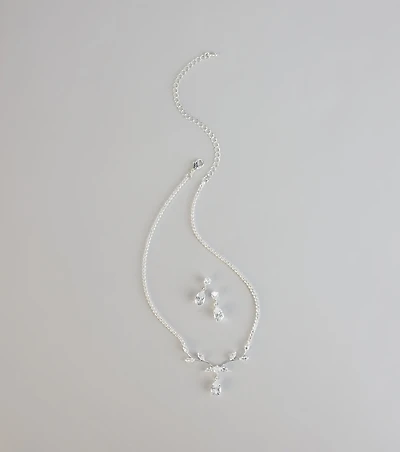 Radiant Luxe Cubic Zirconia Jewelry Set