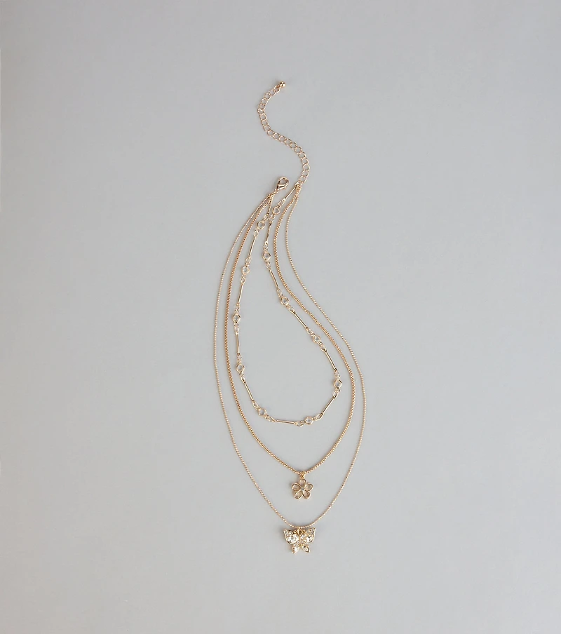 Garden Glow Layered Necklace