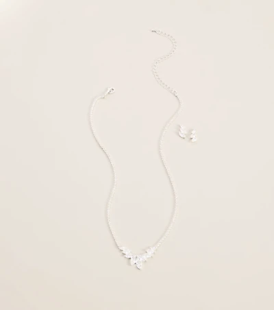 Nature Of Glam Cubic Zirconia Jewelry Set