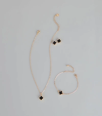 Sweet Little Clover Jewelry Set