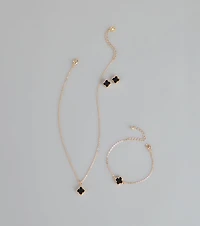 Sweet Little Clover Jewelry Set