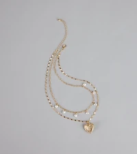 Love Notes Pearl Charm Necklace