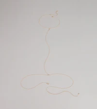 Delicate Glow Rhinestone Body Chain