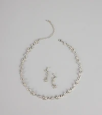 Daisy Glow Crystal Jewelry Set